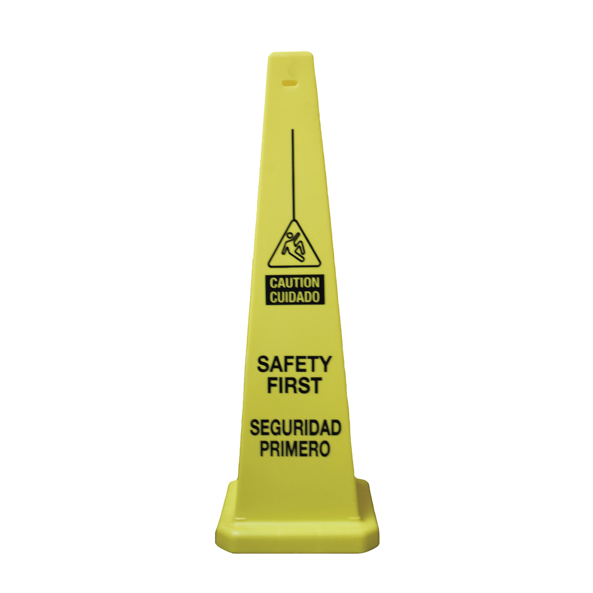 Cortina Safety Products Yellow Polypropylene Floor Cone