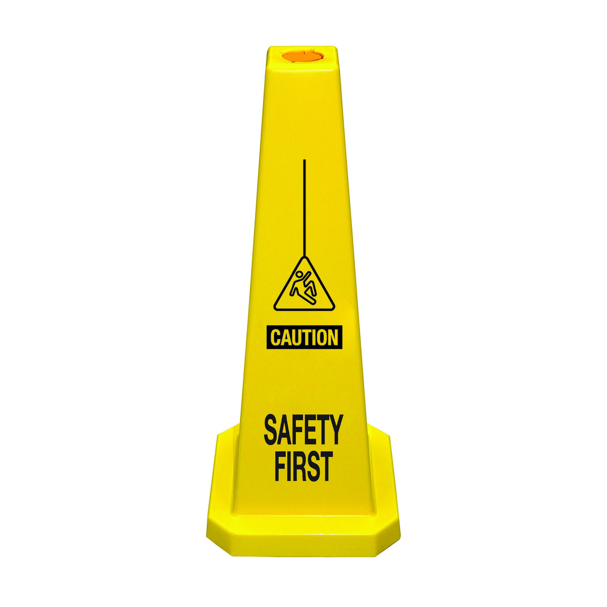 Cortina Safety Products Yellow Polypropylene Floor Cone