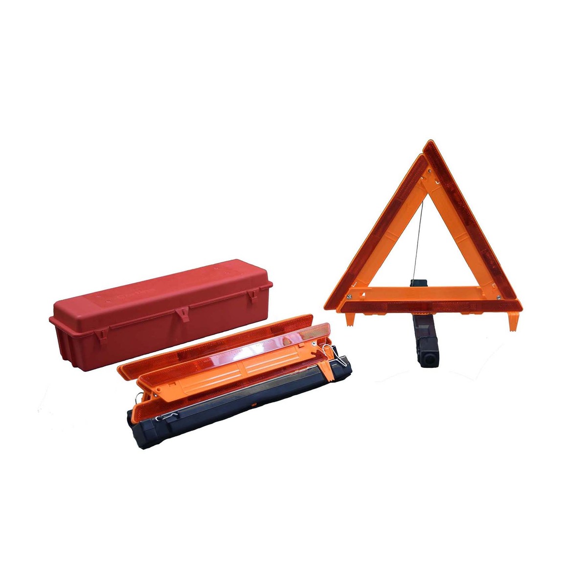 Cortina Safety Products Orange Acrylic/ABS/Polypropylene Warning Triangle