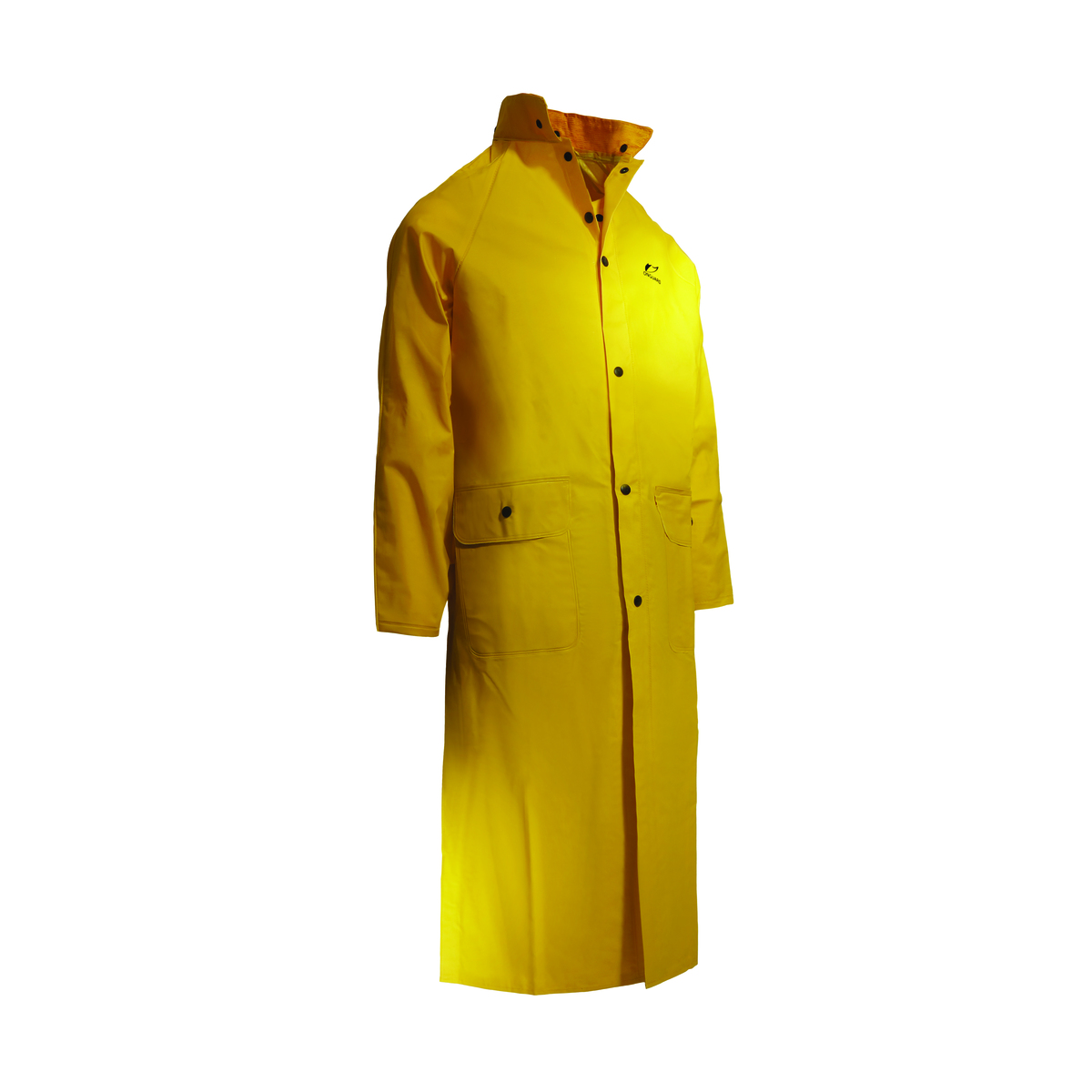 Dunlop® Protective Footwear 4X Yellow Sitex Polyester/PVC Rain Jacket With Detachable Hood