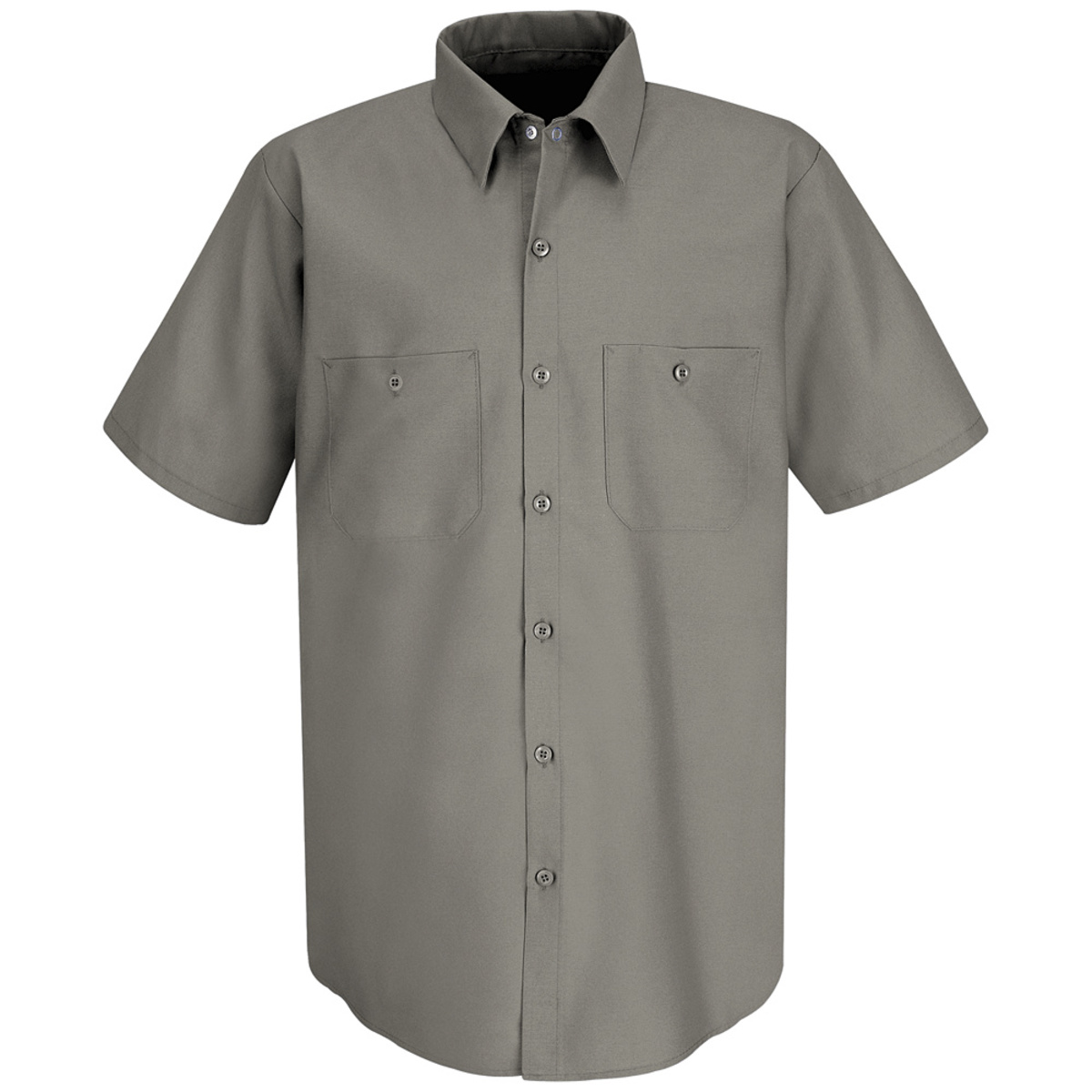 Red Kap® Medium Charcoal 4.25 Ounce Polyester/Cotton Shirt With Button Closure