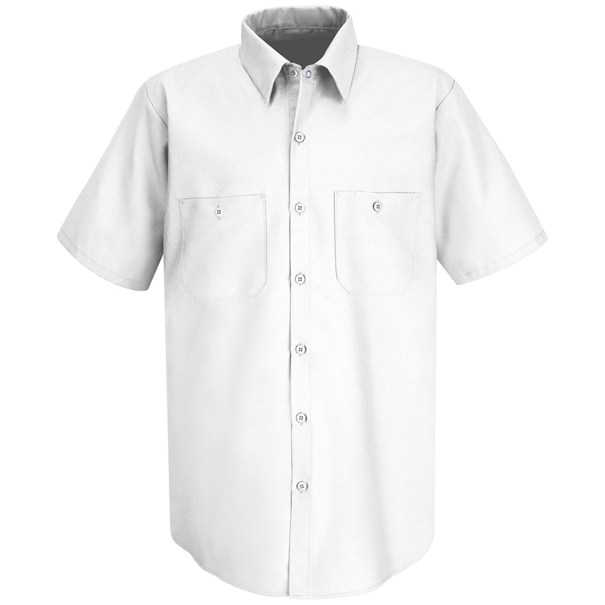Red Kap® 2X White 4.25 Ounce Polyester/Cotton Shirt With Button Closure