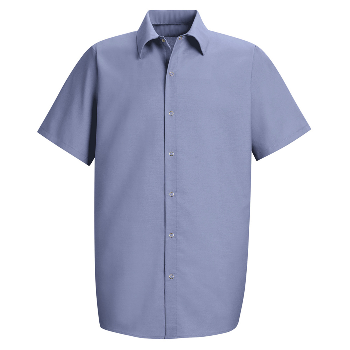 Red Kap® Large Light Blue 4.25 Ounce Polyester/Cotton Work Shirt With Gripper Closure