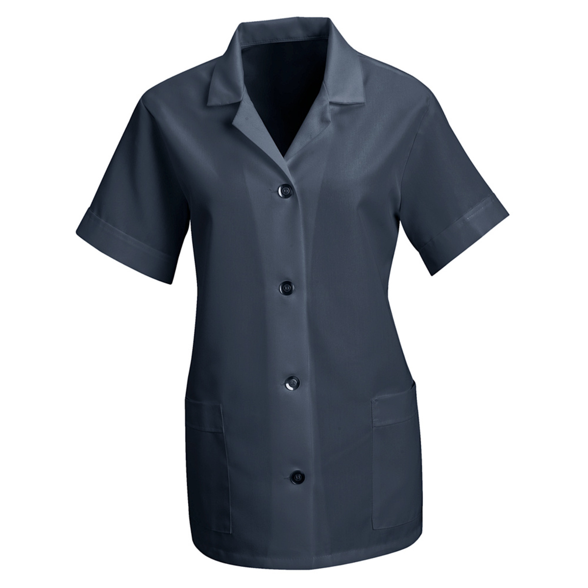 Red Kap® Large/Regular Navy Smock With Gripper Closure