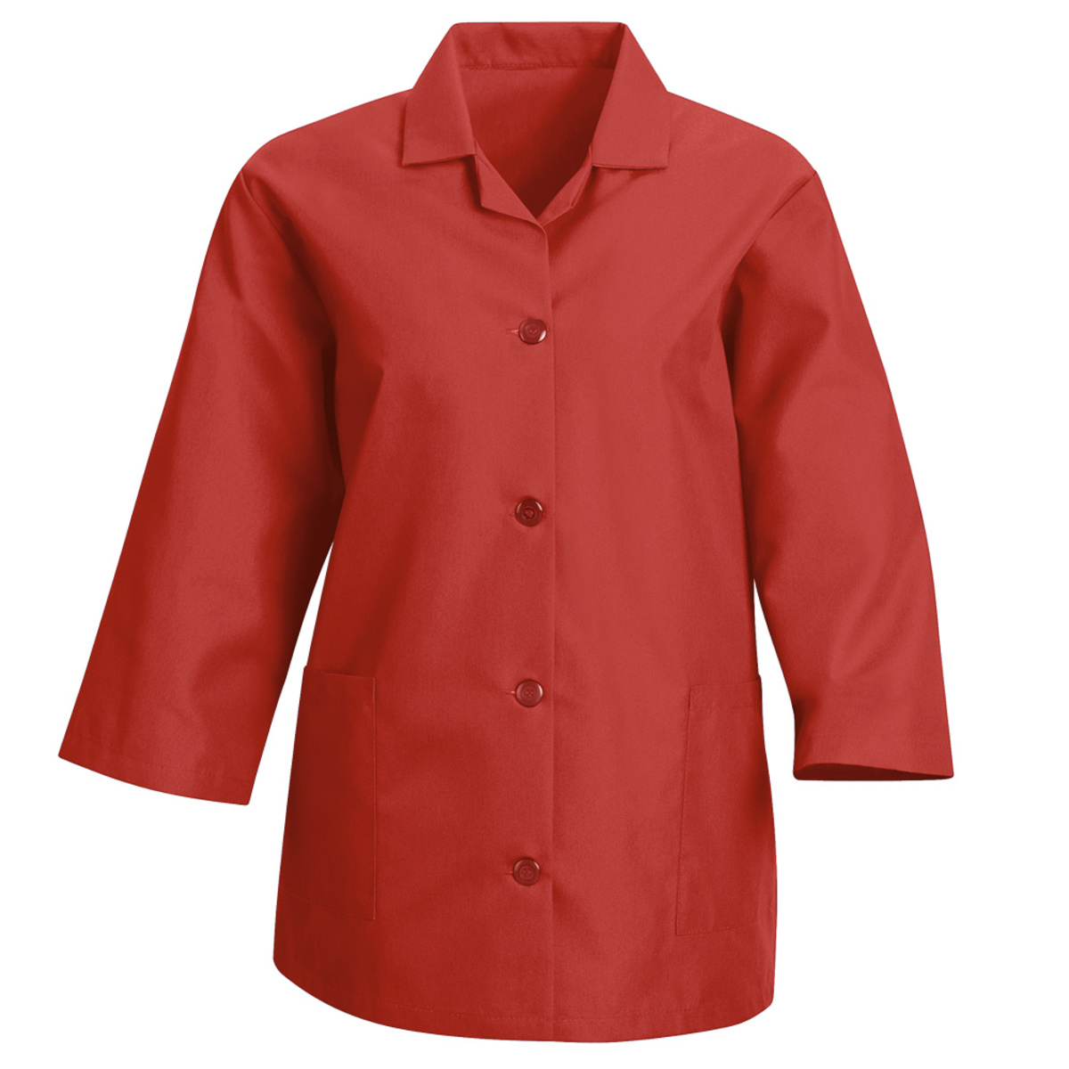 Red Kap® Small/Regular Red Smock With Button Closure