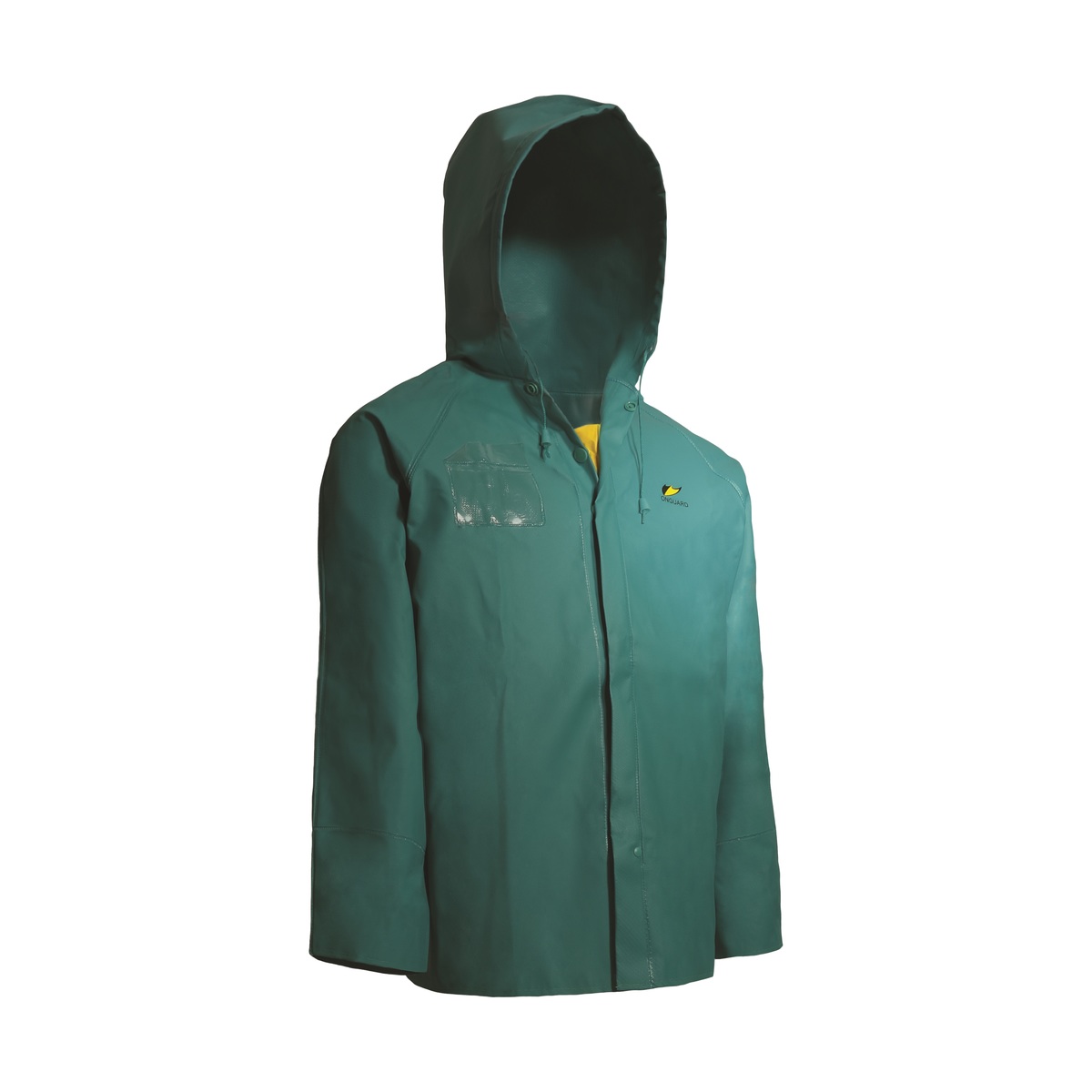 Dunlop® Protective Footwear Large Green Chemtex Nylon/Polyester/PVC Jacket With Hood