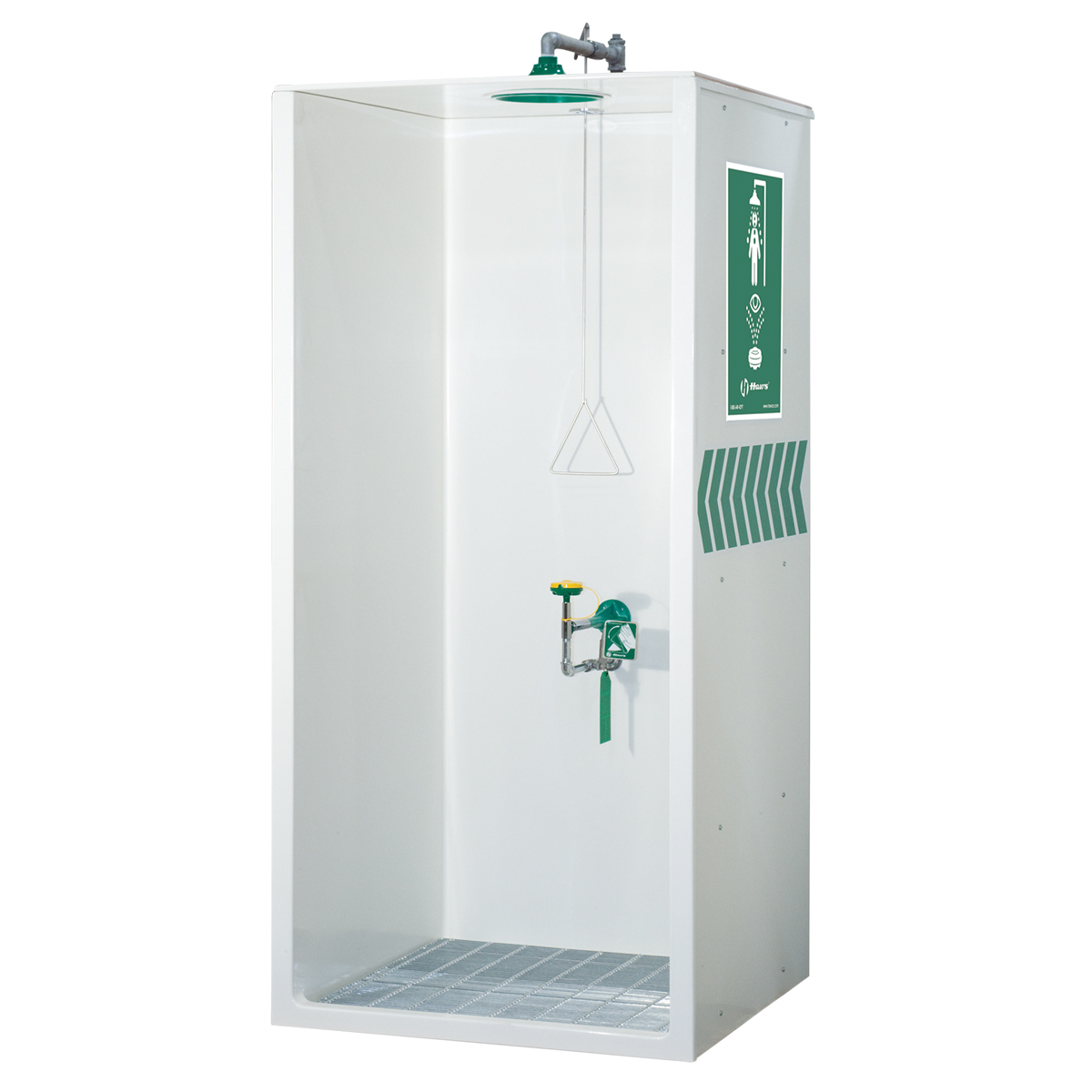 Haws AXION MSR Booth Enclosed Shower Eye Wash Station H308605WC for sale online at autumn supply