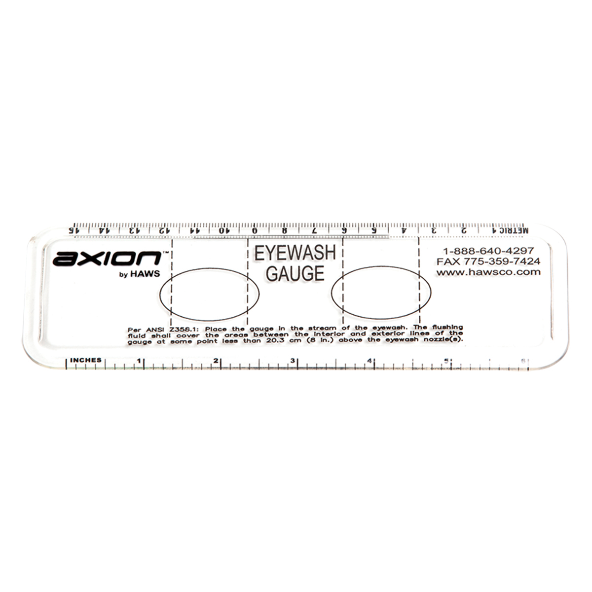 Haws AXION MSR Eye Wash Gauge H309015 for sale online at autumn supply