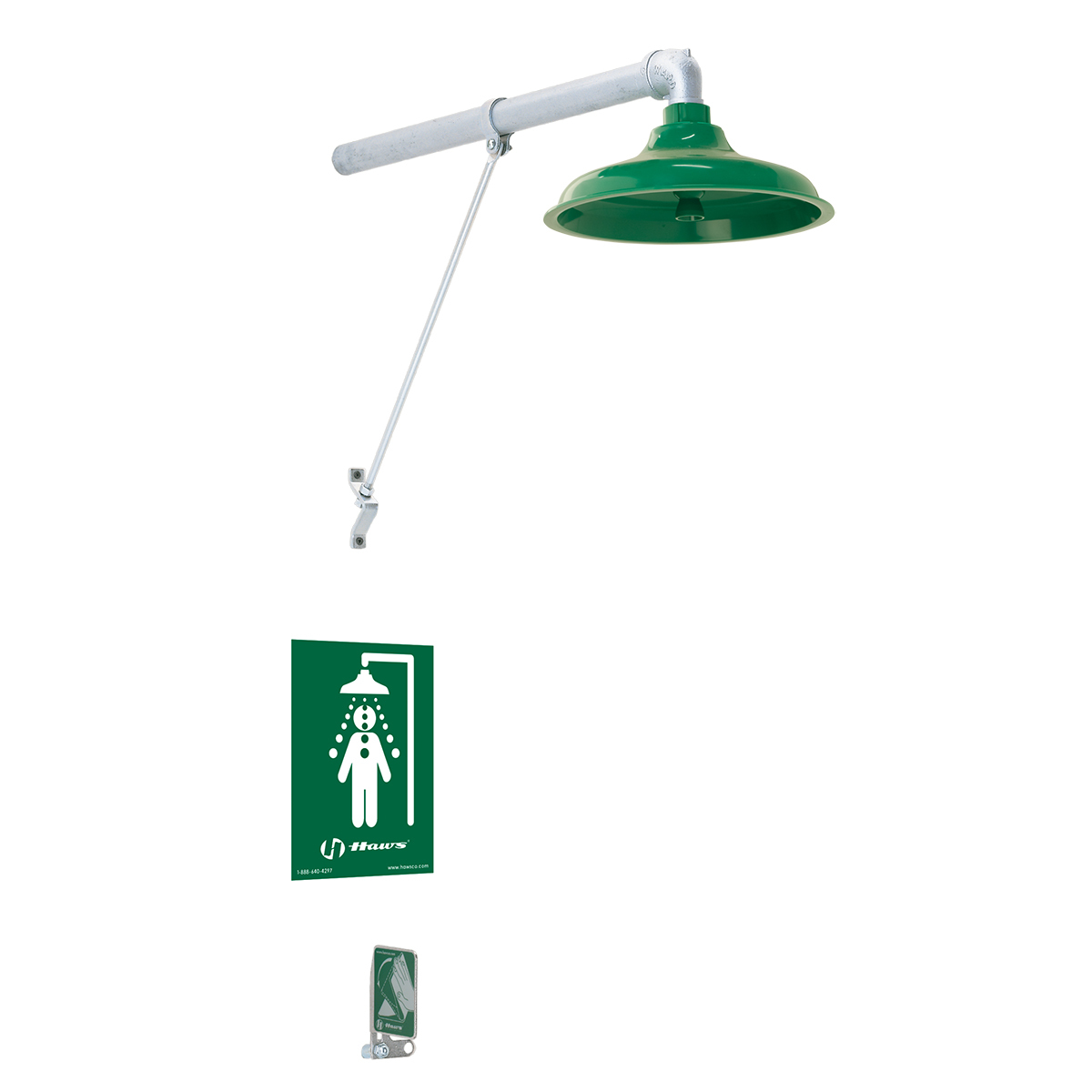 Haws 1 NPT AXION MSR Freeze Protected Emergency Shower H308111FP for sale online at autumn supply