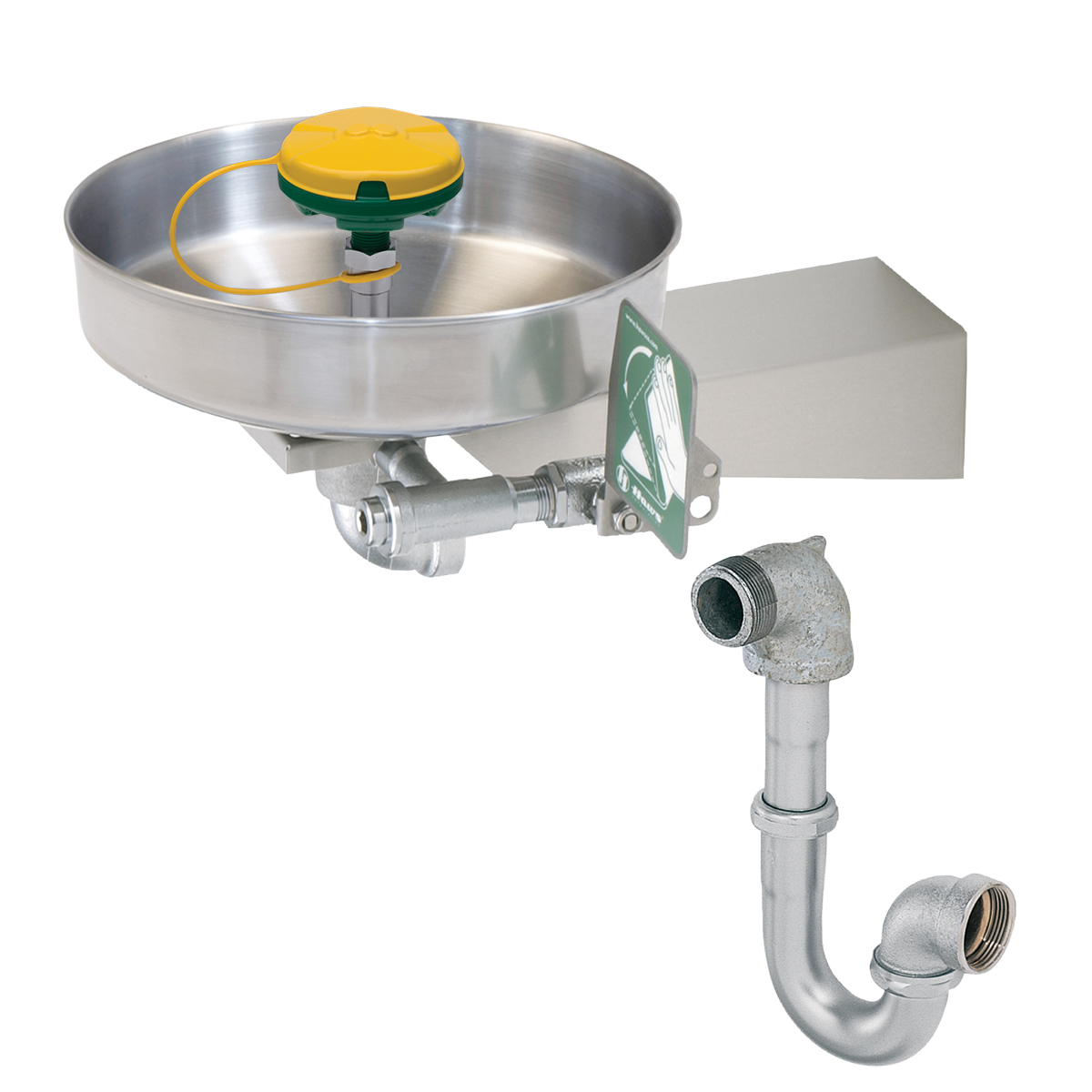 Haws 12 NPT AXION MSR BarrierFree Eye Wash Station H307360BTWC for sale online at autumn supply