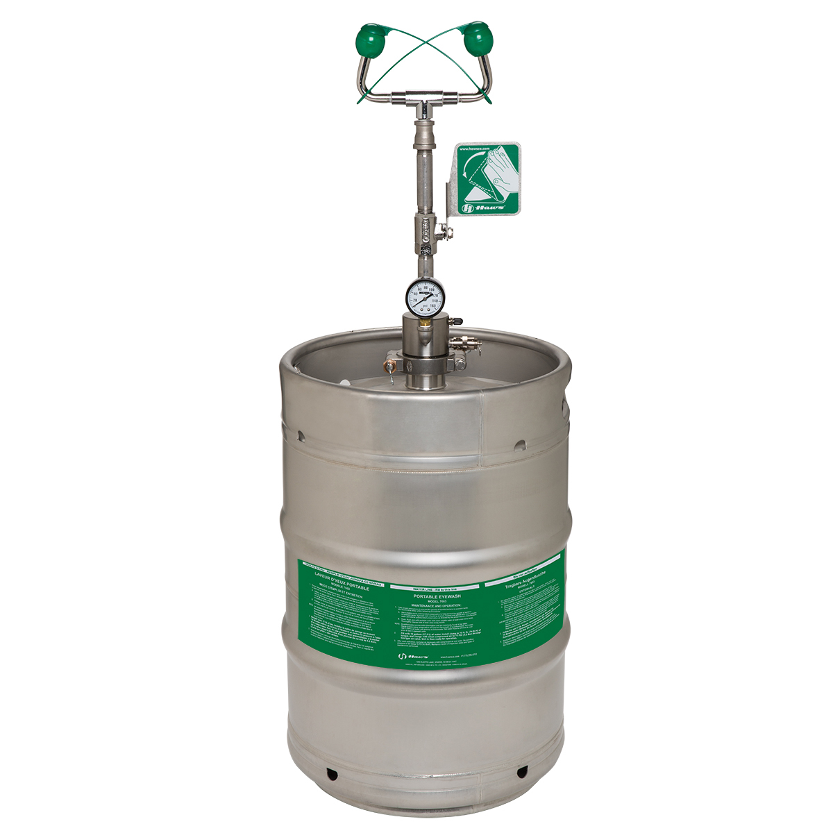 Haws Portable AirCharged Portable Emergency Eye Wash H307603 for sale online at autumn supply