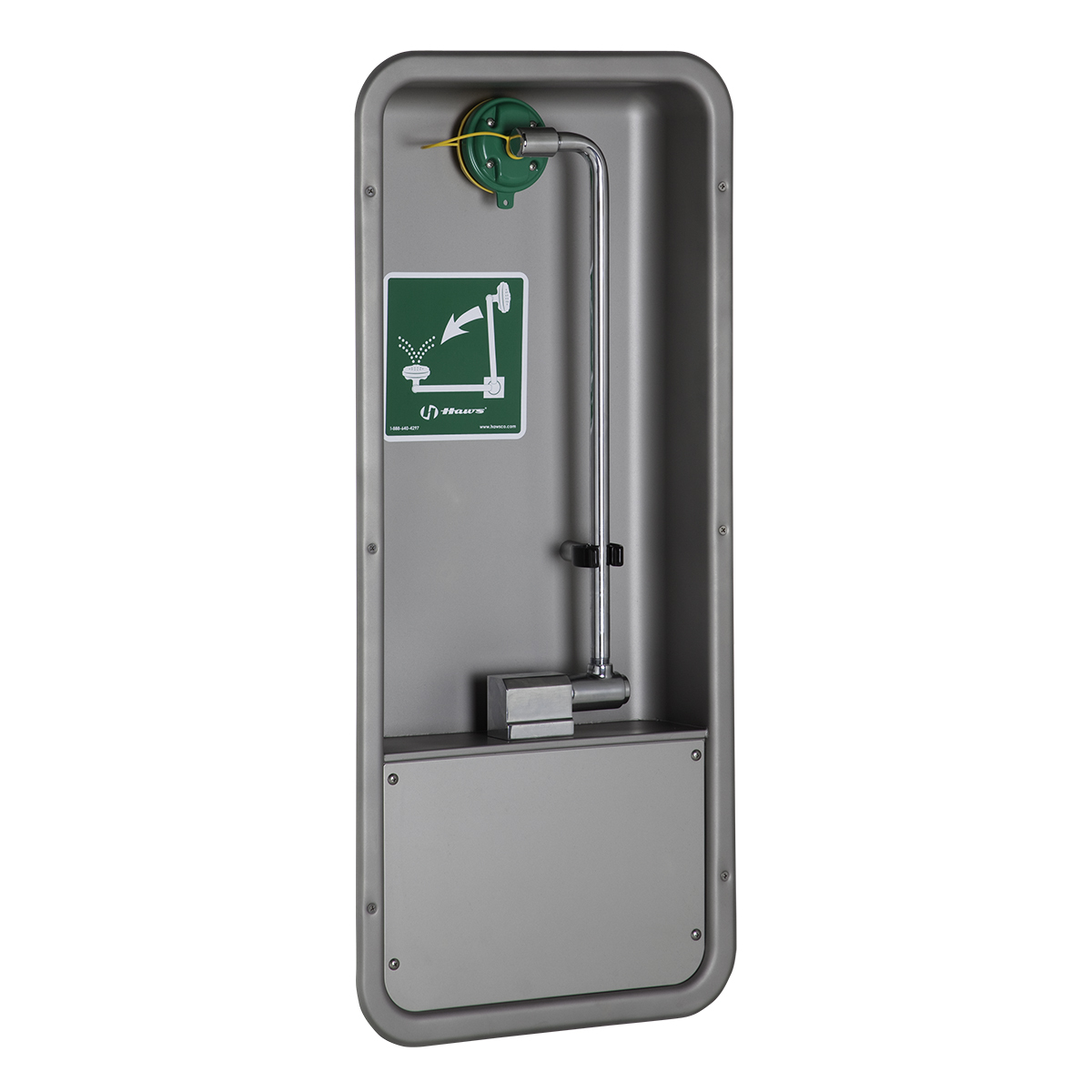 Haws AXION MSR BarrierFree Recessed Eye Wash Station H307655WCC for sale online at autumn supply