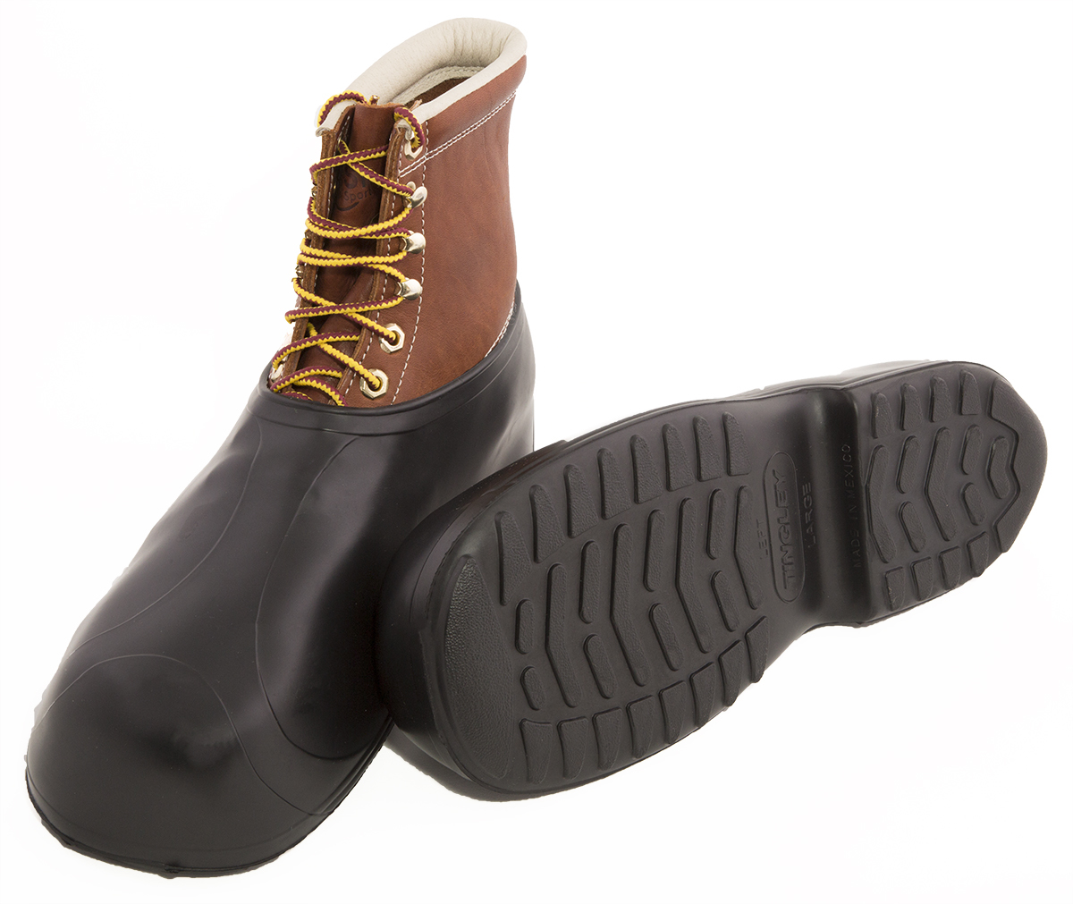Tingley 2X Black 5 Rubber Overshoes With Reinforced H T521300-2X for sale online at autumn supply