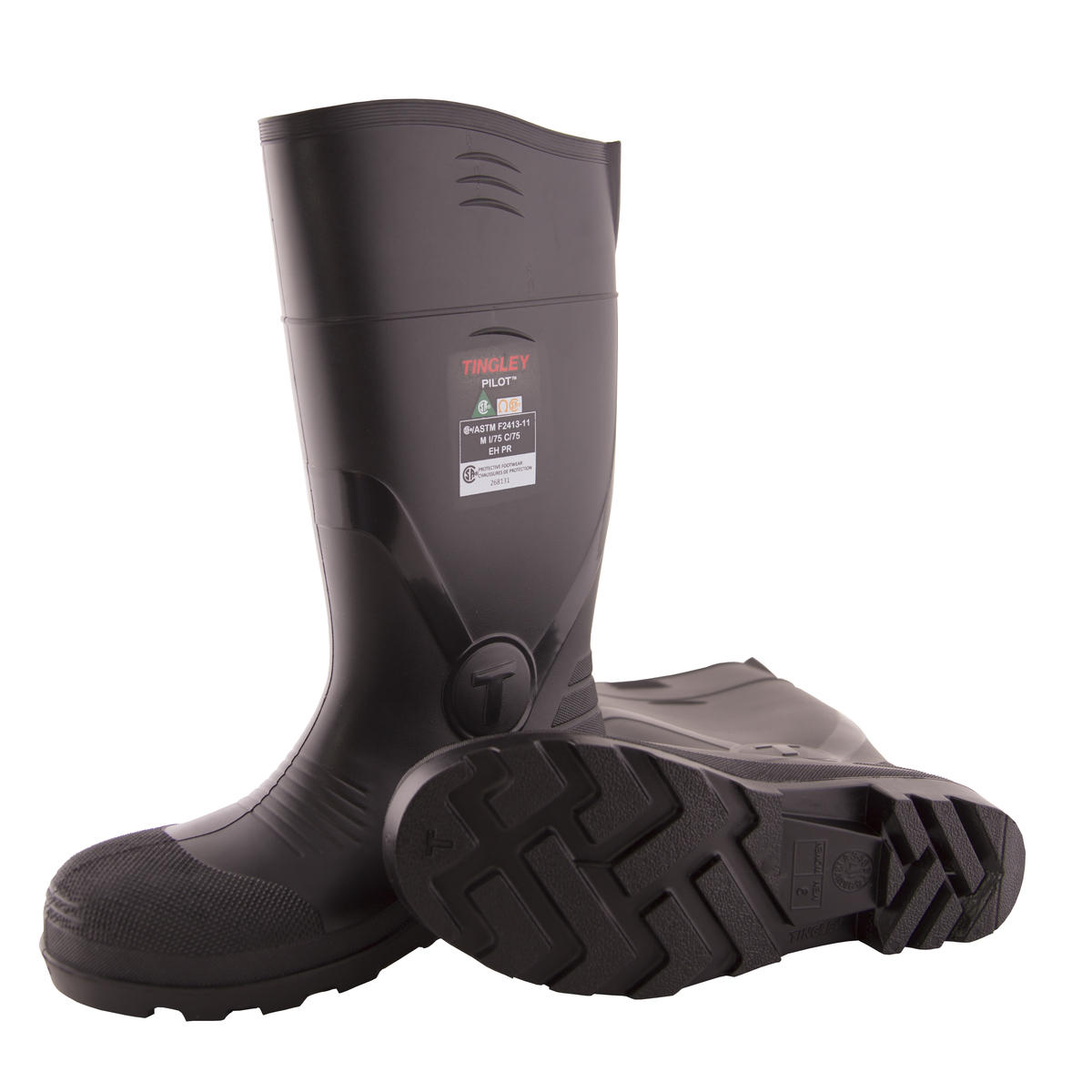 Tingley Size 8 Pilot Black 15 PVC Knee Boots T5231341-08 for sale online at autumn supply