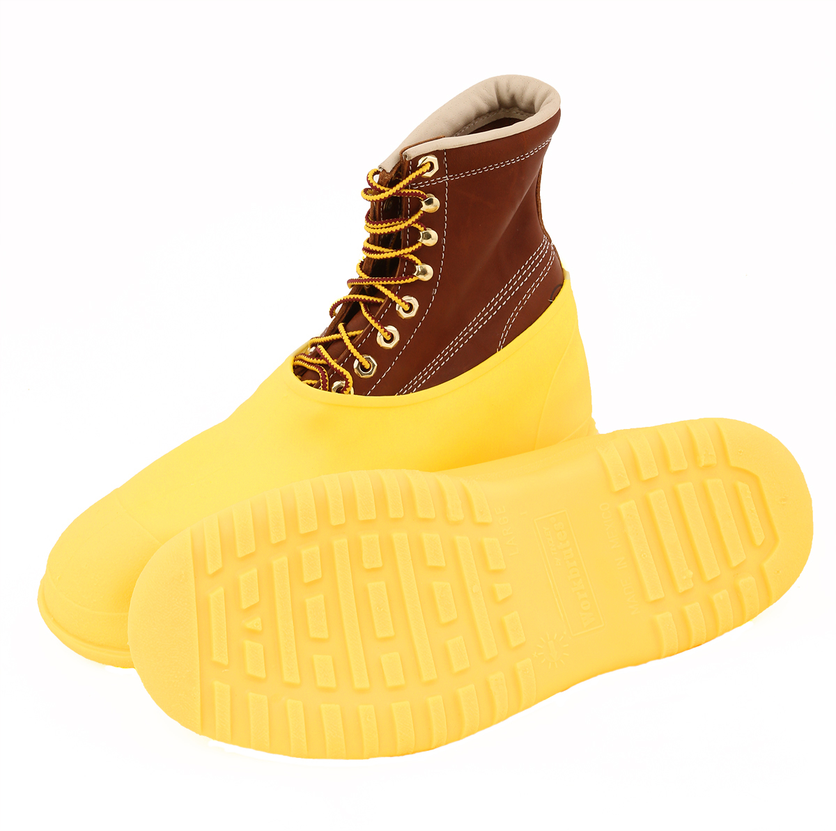 Tingley Workbrutes Yellow 4 12 PVC Overshoes T5235113 for sale online at autumn supply