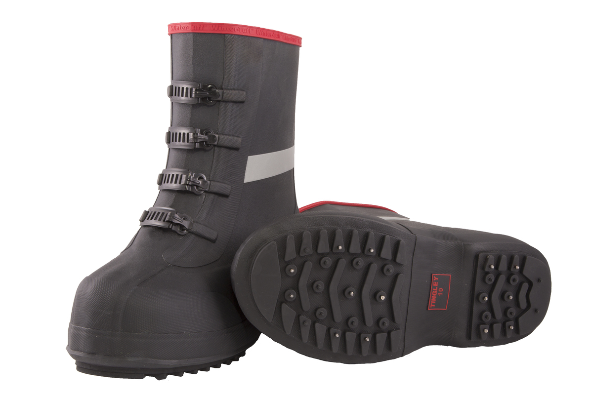 Tingley Size 10 WinterTuff Black 12 Rubber 4Buckle Ov T524450-10 for sale online at autumn supply