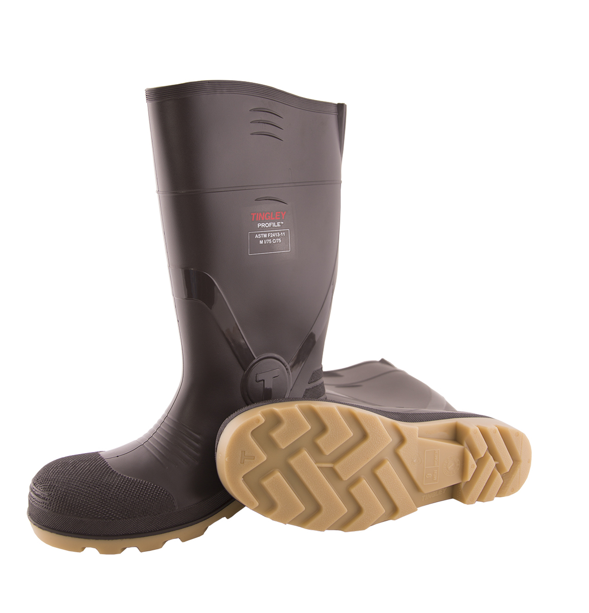 Tingley Size 13 Profile Brown 15 PVC Knee Boots T5251254-13 for sale online at autumn supply