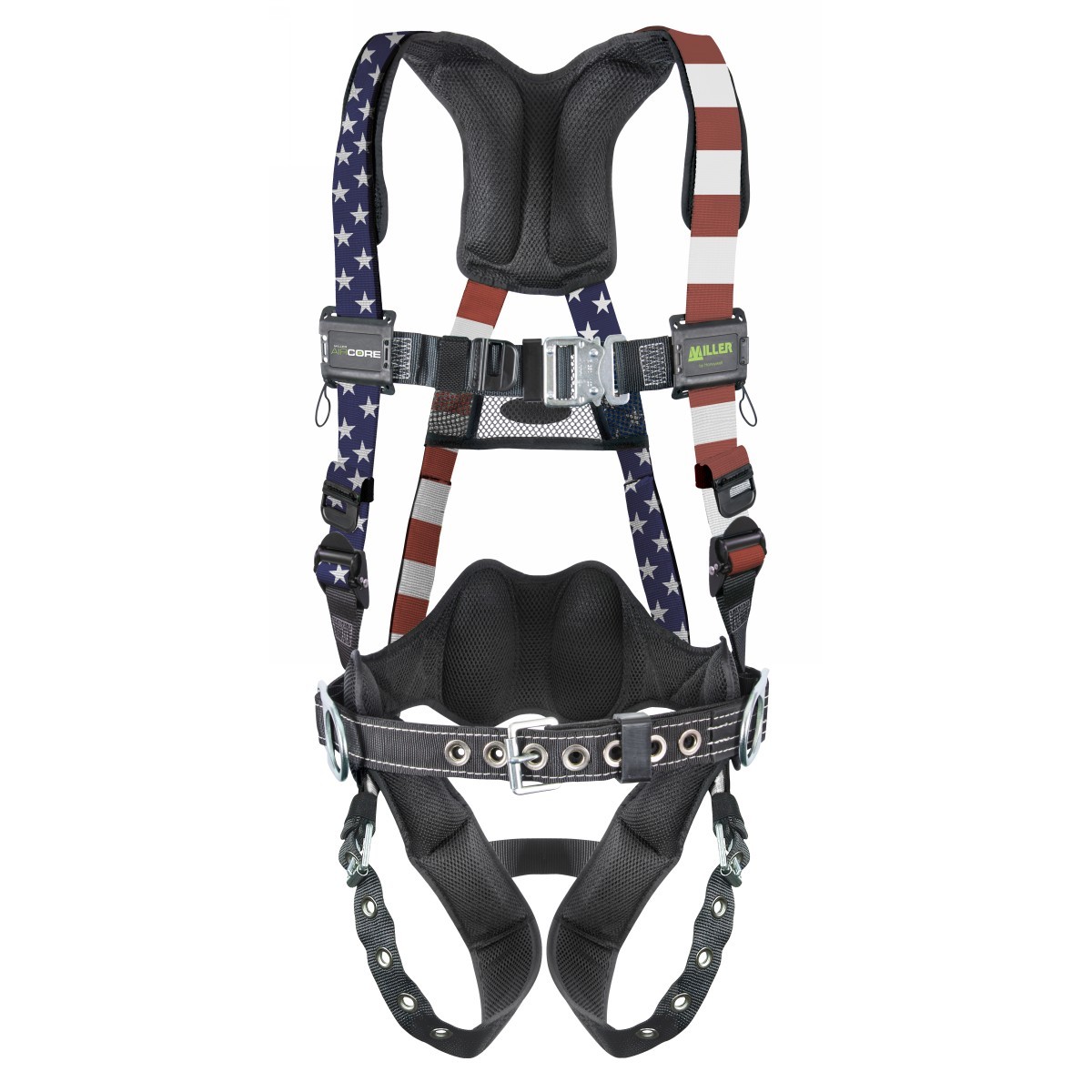 Honeywell Miller® AirCore™ Universal Patriotic Full Body Harness Honeywell Miller® AirCore™ Universal Patriotic Full Body Harness