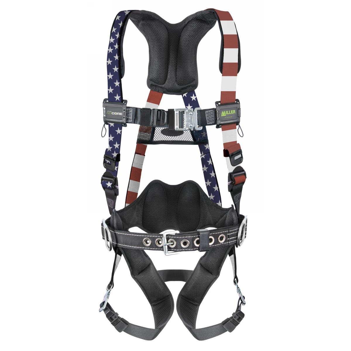 Honeywell Miller® AirCore™ Universal Patriotic Full Body Harness Honeywell Miller® AirCore™ Universal Patriotic Full Body Harness