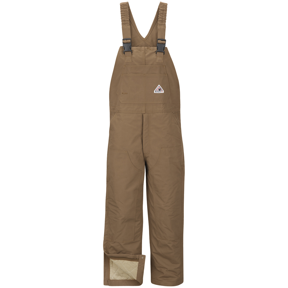 Bulwark 34 X 34 Brown Cotton Duck Flame Resistant Bib R30BLN6BD3434 for sale online at autumn supply