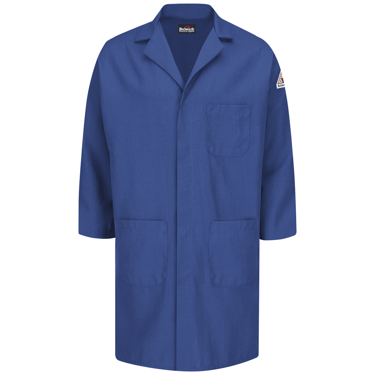 Bulwark® X-Large Regular Royal Blue Nomex® IIIA/Nomex® Aramid/Kevlar® Aramid Flame Resistant Lab Coat With Snap Front Closure