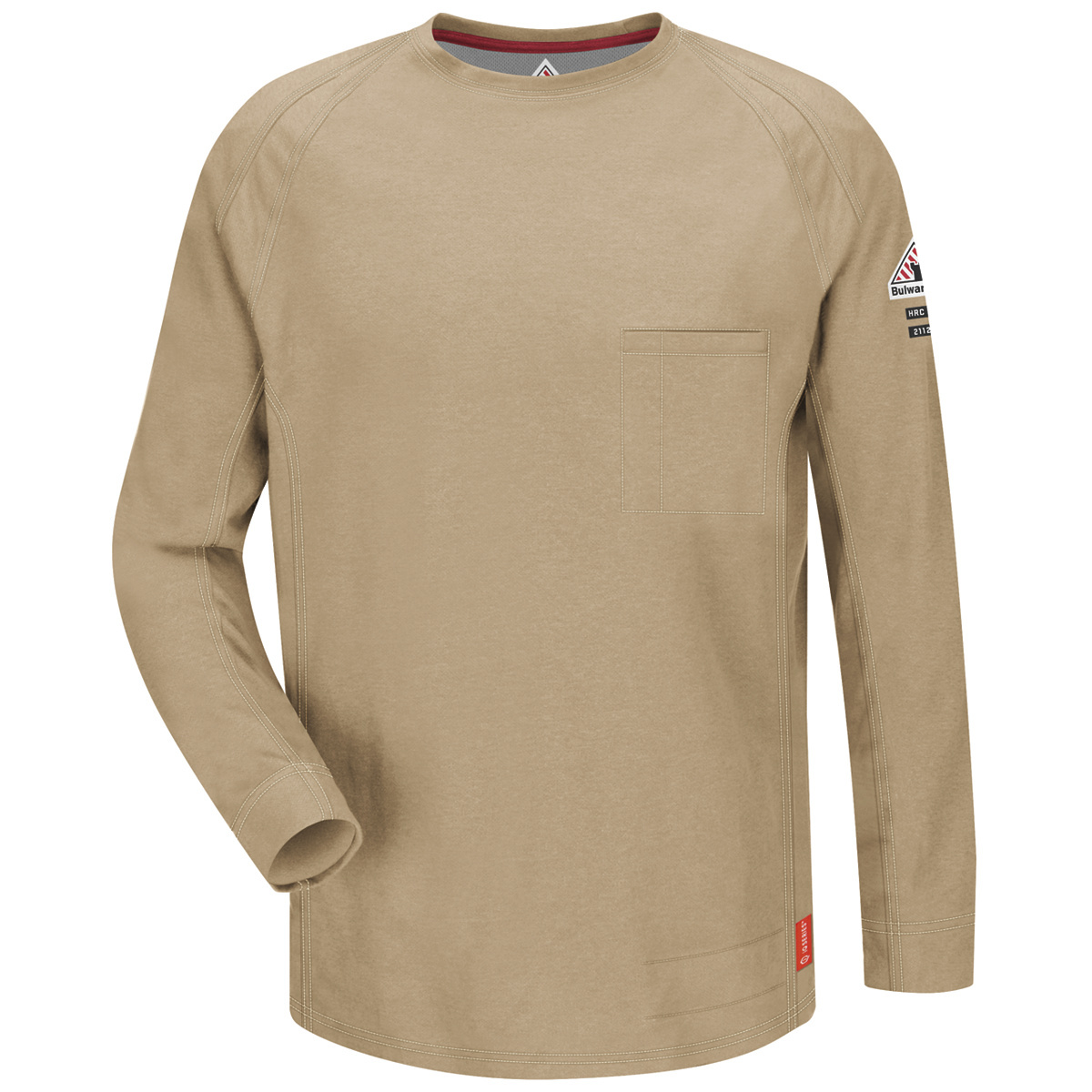 Bulwark® Large Regular Khaki Westex G2™ fabrics by Milliken®/Cotton/Polyester/Polyoxadiazole Flame Resistant Shirt