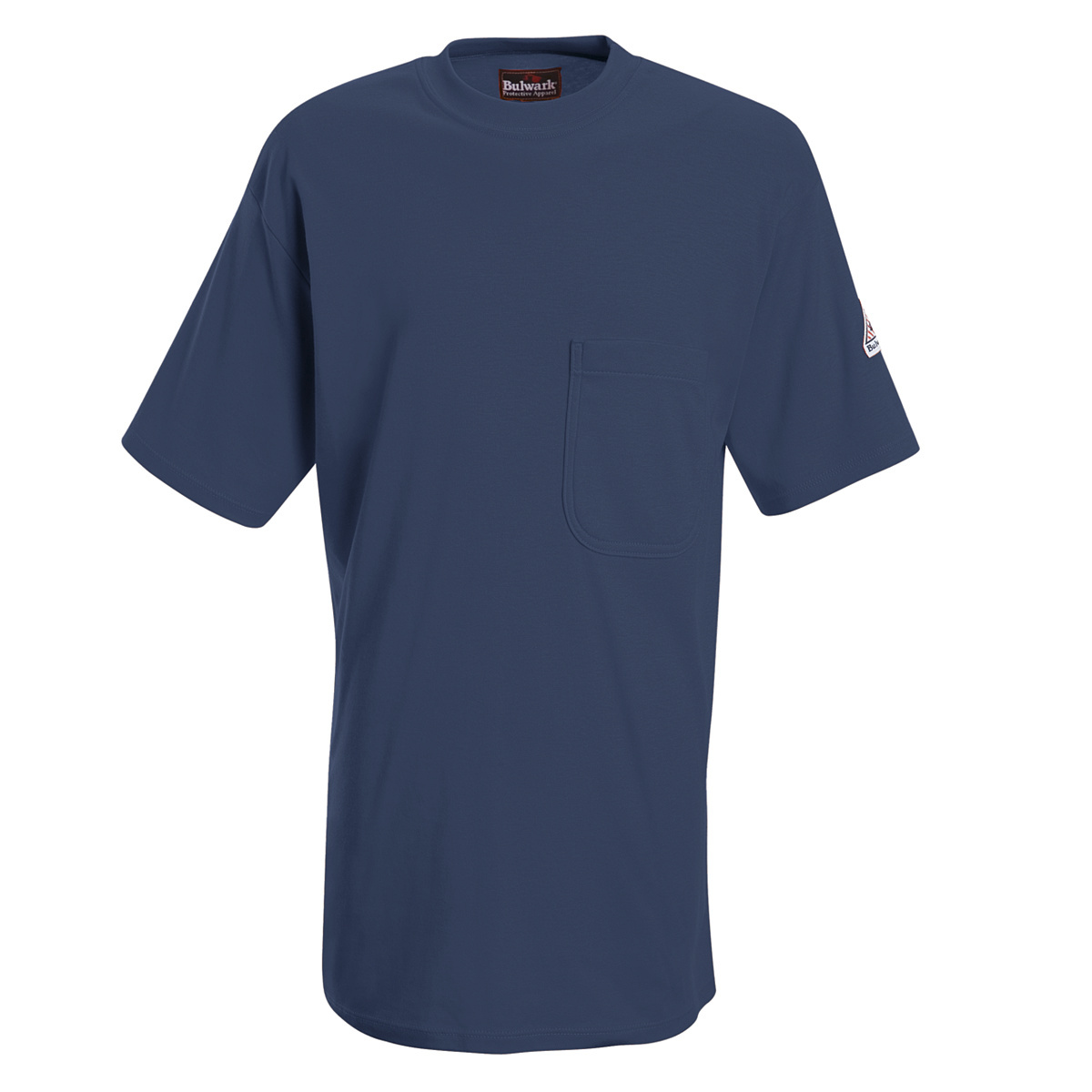 Bulwark® 4X Regular Navy Blue EXCEL FR® Interlock FR Cotton Flame Resistant Shirt