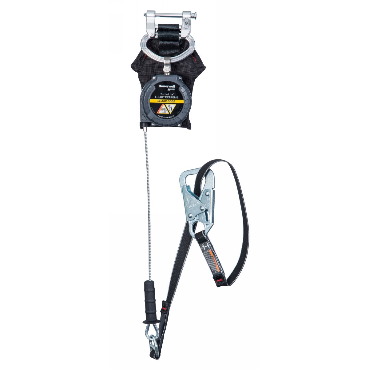 Honeywell 8' Miller® TurboLite™ T-BAK EXTREME Sharp Edge Personal Fall Limiter Honeywell 8' Miller® TurboLite™ T-BAK EXTREME Sharp Edge Personal Fall Limiter