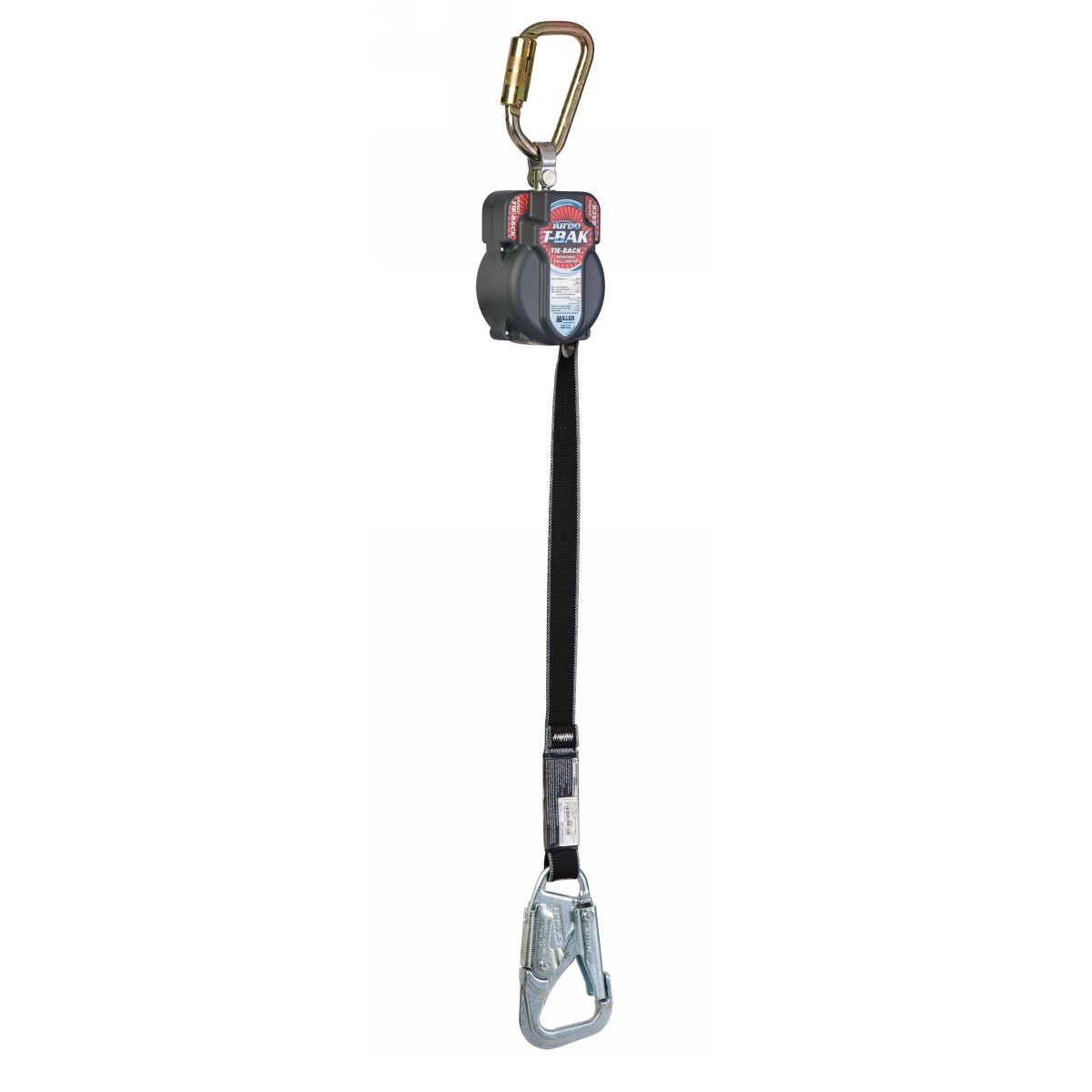 Honeywell 7.5' Miller® Turbo T-BAK™ Tie-Back Personal Fall Limiter Honeywell 7.5' Miller® Turbo T-BAK™ Tie-Back Personal Fall Limiter