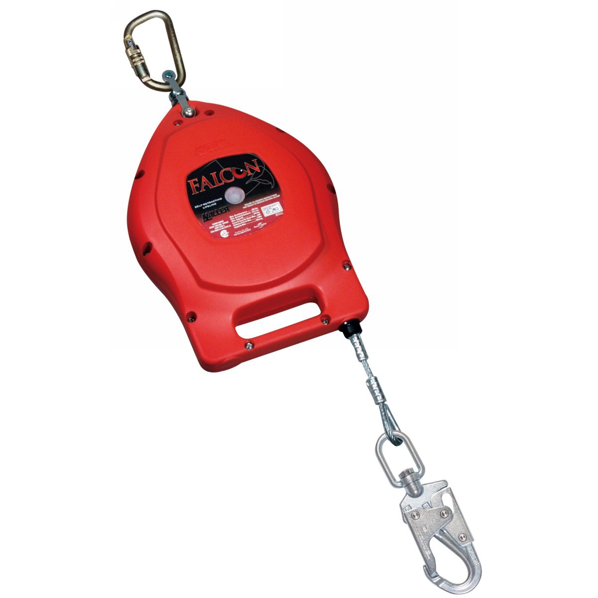 Honeywell Miller® Falcon™ 50' Galvanized Steel Self-Retracting Lifeline Honeywell Miller® Falcon™ 50' Galvanized Steel Self-Retracting Lifeline