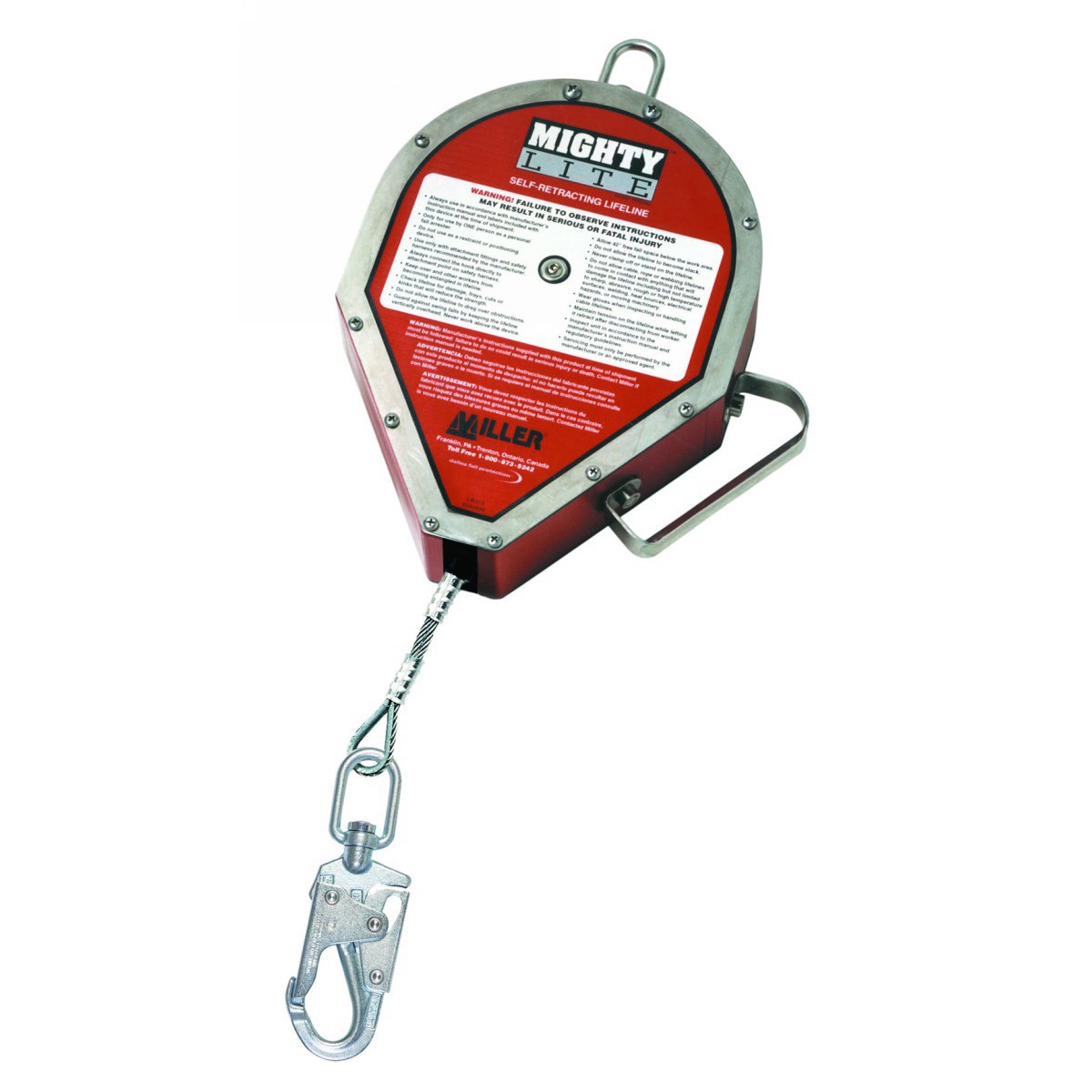 Honeywell Miller® MightyLite™ 50' Galvanized Steel Self-Retracting Lifeline