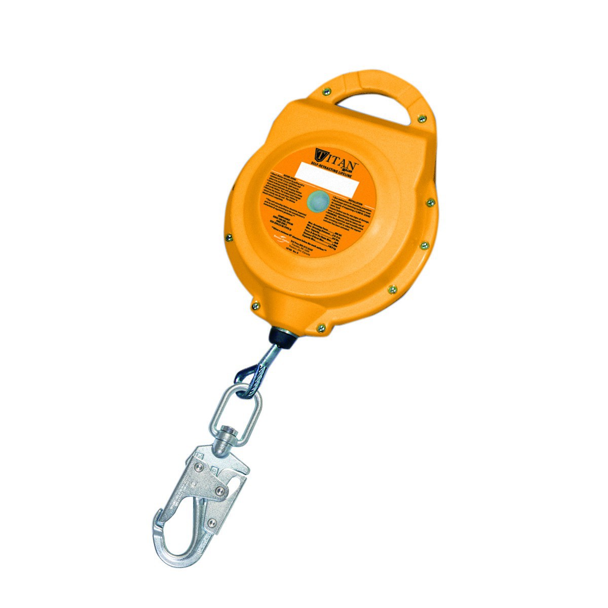Honeywell Miller® Titan™ 20' Galvanized Steel Self-Retracting Lifeline Honeywell Miller® Titan™ 20' Galvanized Steel Self-Retracting Lifeline