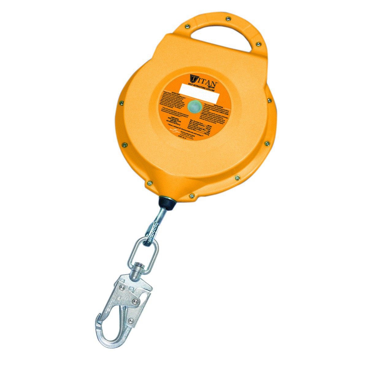 Honeywell Miller® Titan™ 50' Galvanized Steel Self-Retracting Lifeline Honeywell Miller® Titan™ 50' Galvanized Steel Self-Retracting Lifeline