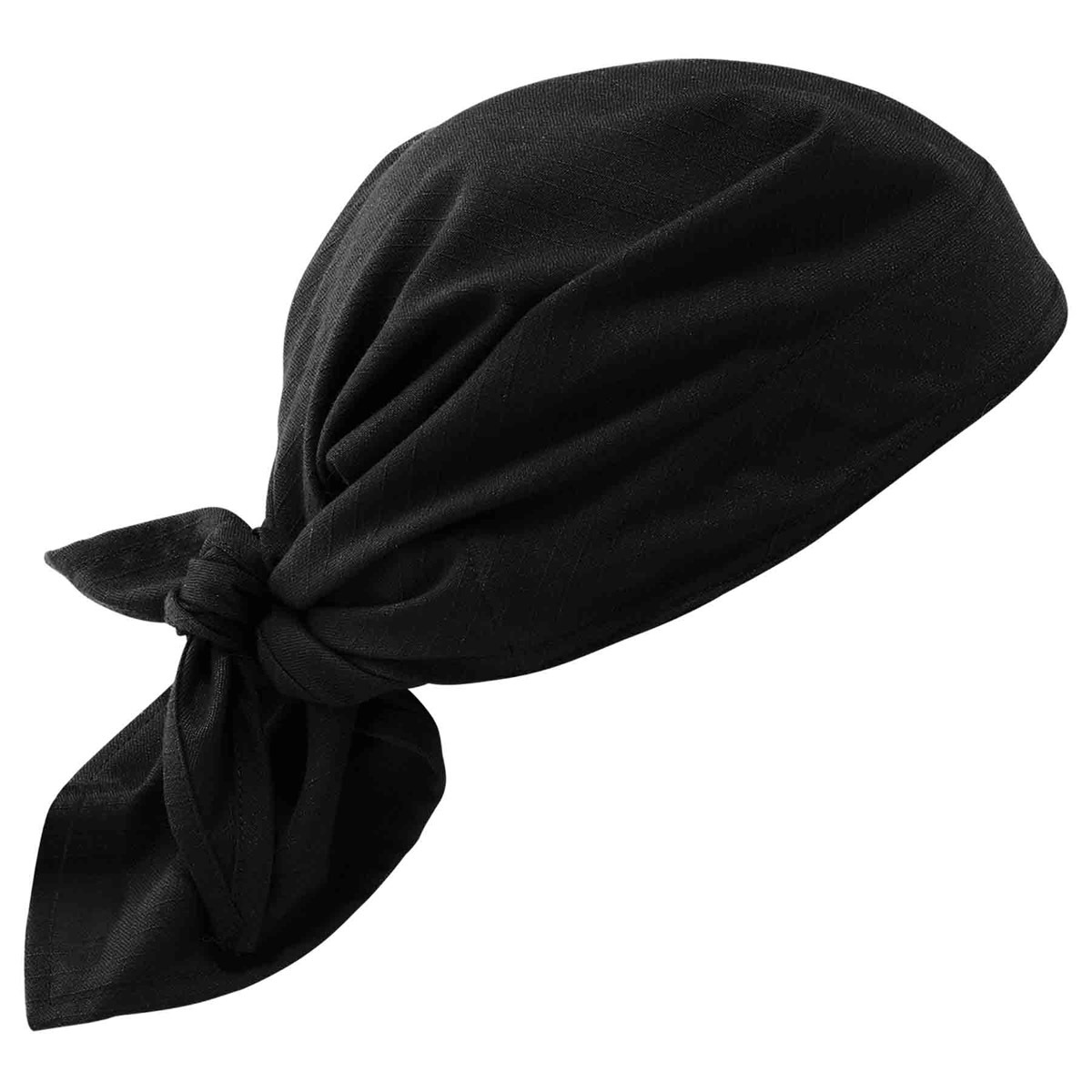 Ergodyne Black Chill-Its® 6710 Cotton/Polymer Evaporative Cooling Hat