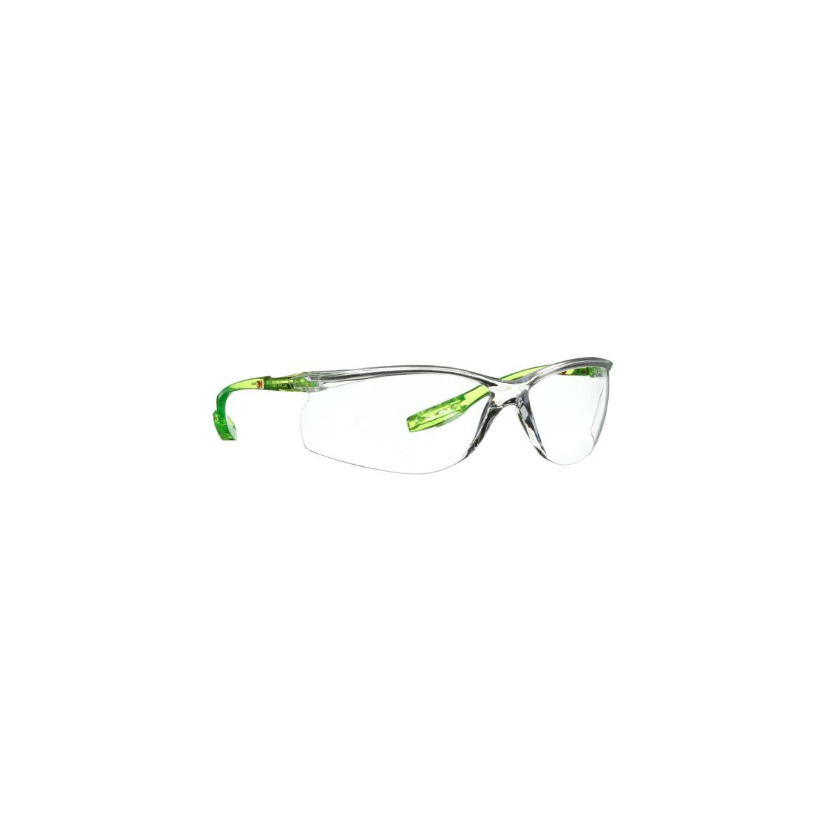 3M™ Solus™ CCS Series Clear And Bright Green Safety Glasses With Clear Scotchgard™ Anti-Fog/Anti-Scratch Lens (Availability rest
