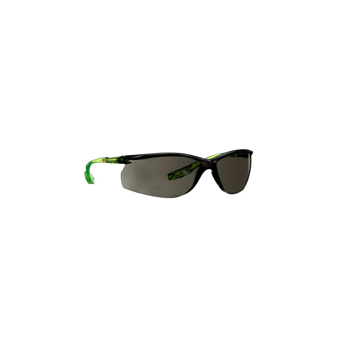 3M™ Solus™ CCS Series Black And Bright Green Safety Glasses With Gray Scotchgard™ Anti-Fog/Anti-Scratch Lens (Availability restr