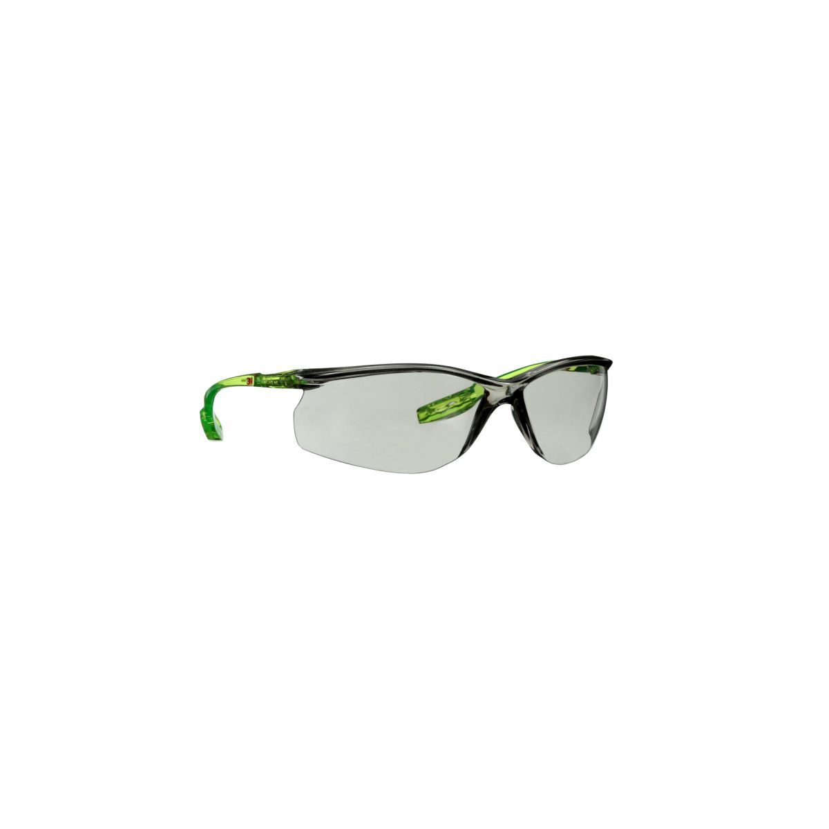 3M™ Solus™ CCS Series Gray And Bright Green Safety Glasses With Indoor/Outdoor Gray Scotchgard™ Anti-Fog/Anti-Scratch Lens (Avai