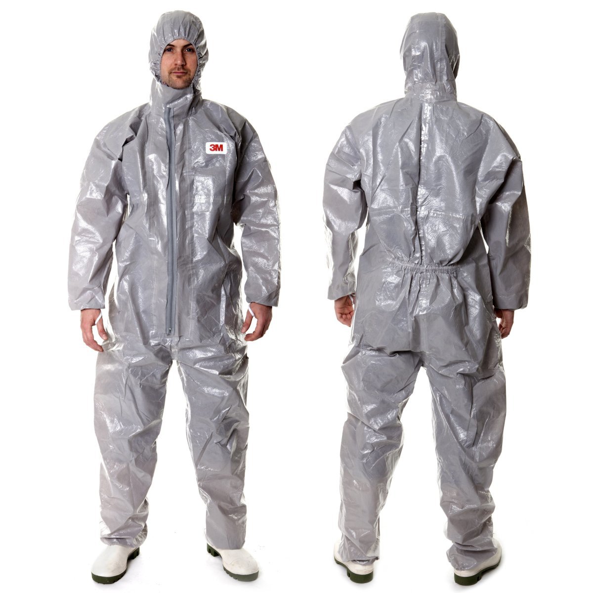 3M™ 2X Gray Polypropylene/Polyethylene Coveralls (Availability restrictions apply.)