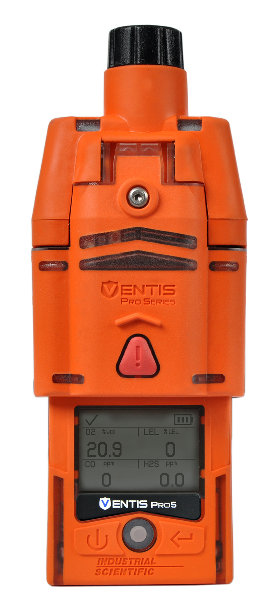 Industrial Scientific Ventis™ Pro5 Combustible Levels of Pentane, Oxygen, Hydrogen Sulfide, Carbon Monoxide And Ammonia Multi Ga