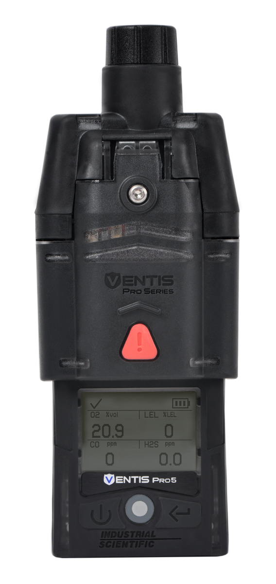 Industrial Scientific Ventis™ Pro5 Combustible Levels of Pentane, Oxygen, Hydrogen Sulfide, Carbon Monoxide And Ammonia Multi Ga