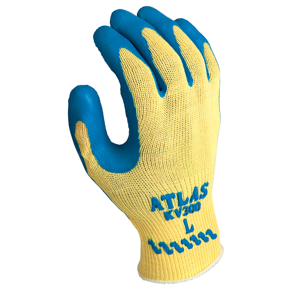 SHOWA® ATLAS® KV300 10 Gauge DuPont™ Kevlar® Cut Resistant Gloves With Rubber Coating