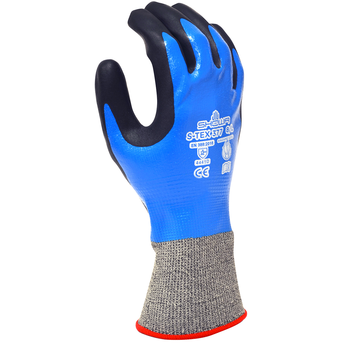 SHOWA® S-TEX® 377 13 Gauge Hagane Coil® And Polyester And Stainless Steel Cut Resistant Gloves