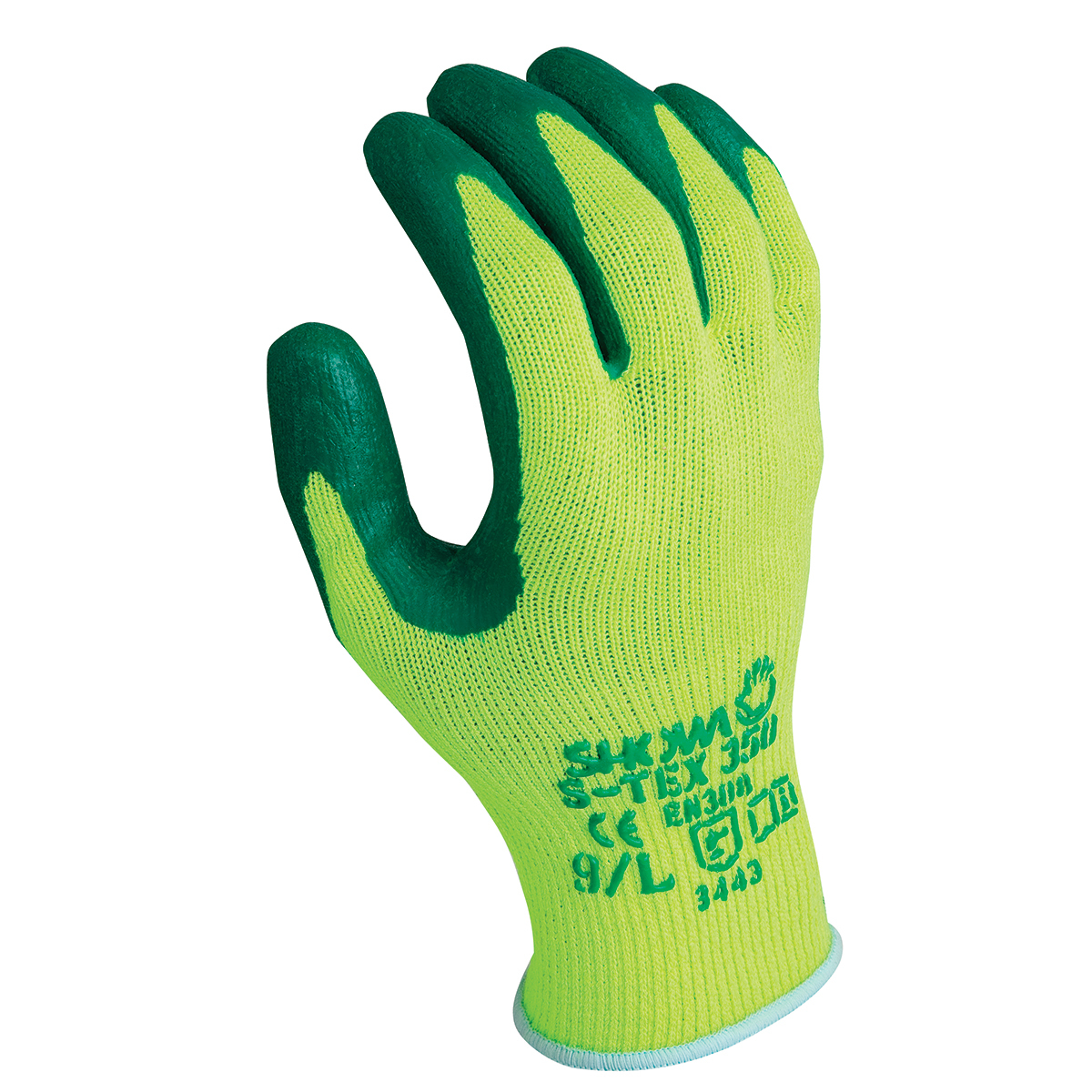 SHOWA® Size 10 S-TEX® 350 10 Gauge Hagane Coil® And Polyester And Stainless Steel Cut Resistant Gloves With Nitrile Coating