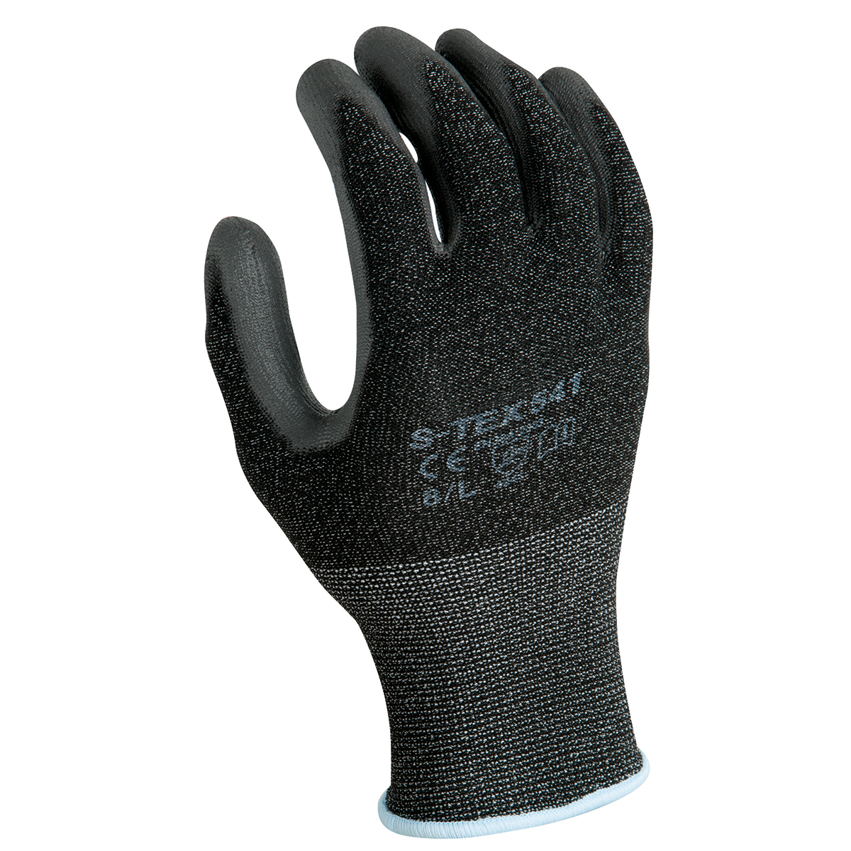 SHOWA® S-TEX® 541 13 Gauge Polyester And Hagane Coil® And Stainless Steel Cut Resistant Gloves With Polyurethane Coating