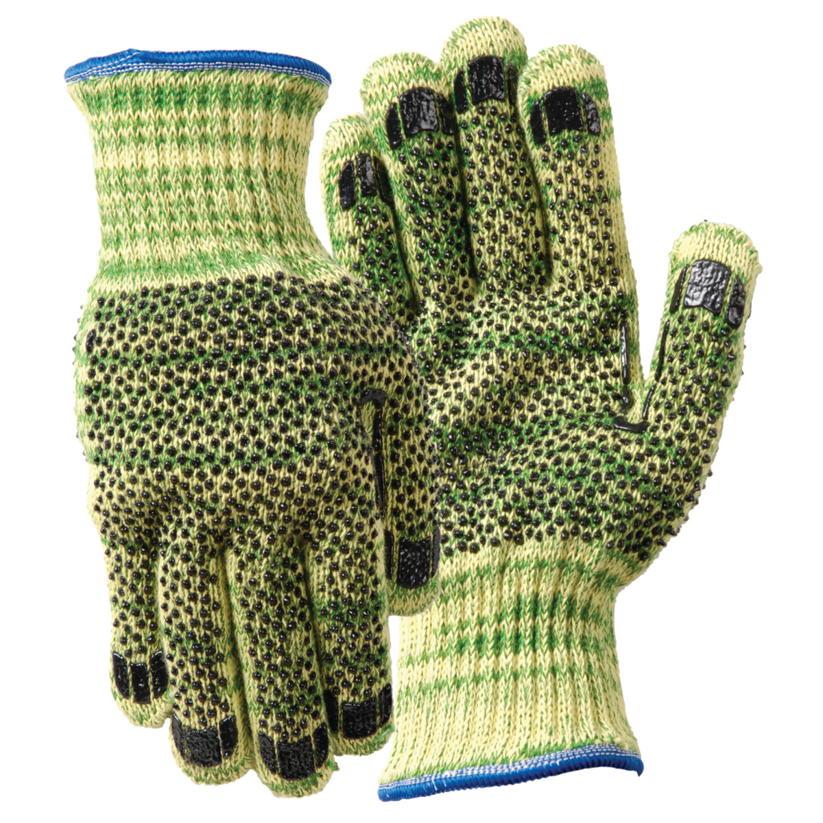 Wells Lamont Large METALGUARD®/Whizard® 7 Gauge DuPont™ Kevlar® And Stainless Steel Cut Resistant Gloves With PVC Dot Coated Bot