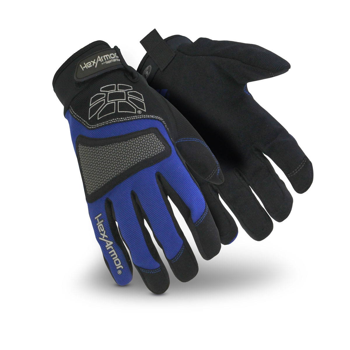HexArmor® Large Mechanic's+ SuperFabric® And Synthetic Leather Cut Resistant Gloves