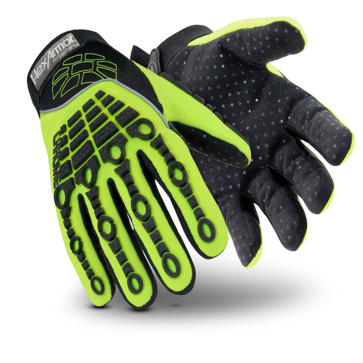 HexArmor® 2X Chrome Series® SuperFabric®, Synthetic Leather And TPR Cut Resistant Gloves