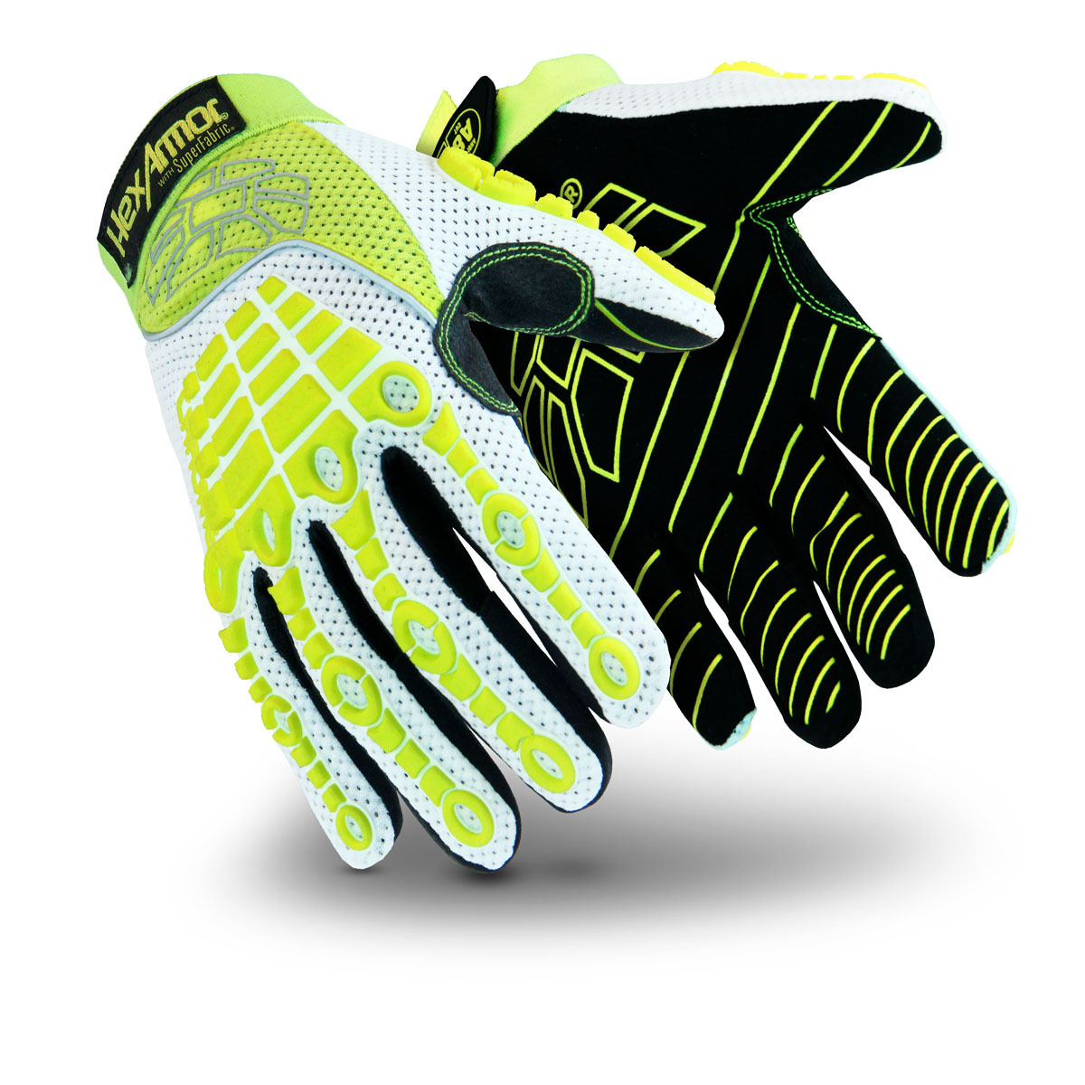 HexArmor® Large Chrome Oasis® SuperFabric®, Synthetic Leather And TPR Cut Resistant Gloves