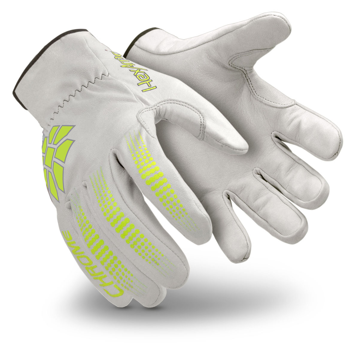HexArmor® Large Chrome Series® SuperFabric® And Goatskin Cut Resistant Gloves