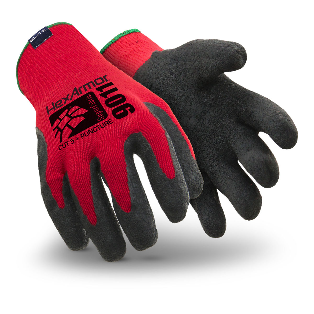 HexArmor® Large 9000 Series™ 10 Gauge SuperFabric® And Cotton Cut Resistant Gloves With Wrinkle Rubber Coated Palm And Fingertip